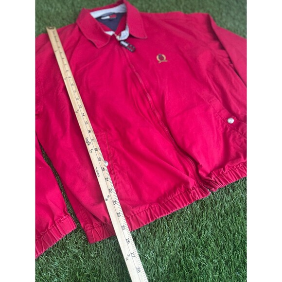 Vintage 80s 90s Tommy Hilfiger Harrington Full Zip Jacket Crest Logo Adult XL - Picture 3 of 5